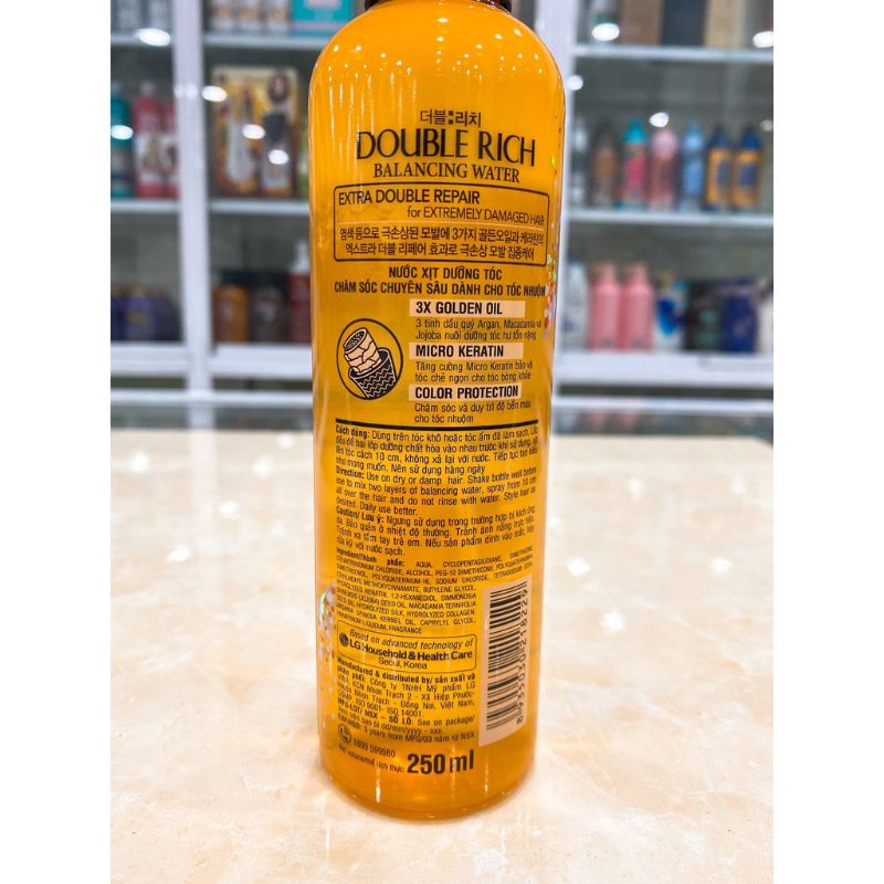 Nước xịt dưỡng tóc Double Rich 250ml