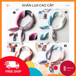 [SỈ LẺ] KHĂN LỤA VUÔNG - KHĂN TURBAN VUÔNG 50x50CM RẺ, HÀNG LOẠI 1