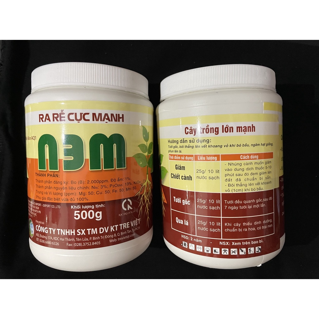 Thuốc Kích Thích Ra Rễ Cực Mạnh N3M 500g TV