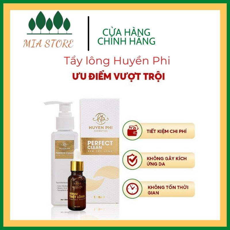 Kem Tẩy lông Huyền Phi Triệt Sạch Các Loại Lông Nách Vùng Kín Bikini Chân Tay Body Chính Hãng Không Đau Rát