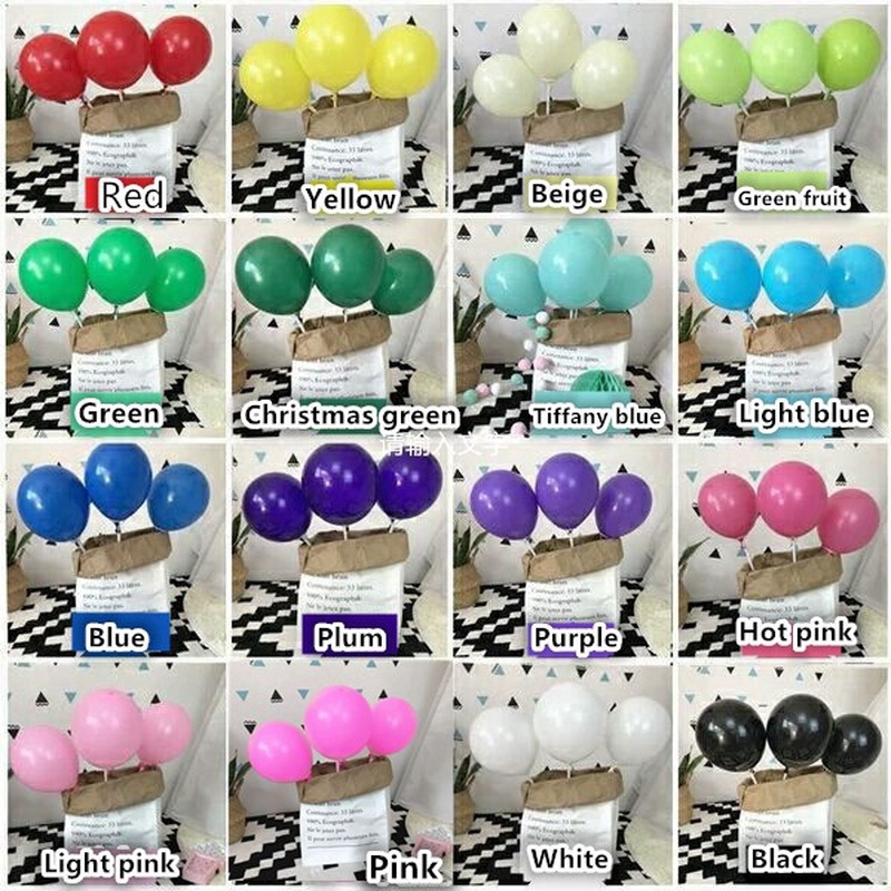 30pcs Macaron color  Thicken Transparent Pear Latex Balloon Birthday Party Decor