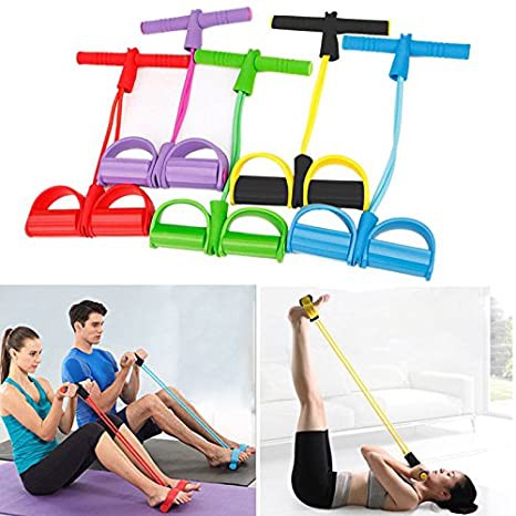 Kho Sỉ 5 Dây Kéo Đàn Hồi 4 Ống Cao Su Tập Thể Dục, tập Gym Tại Nhà Tập Toàn Thân Nâng Cao Sức Khỏe