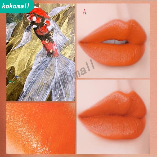 Son môi 5 màu AGAG màu cà rốt siêu dưỡng ẩm