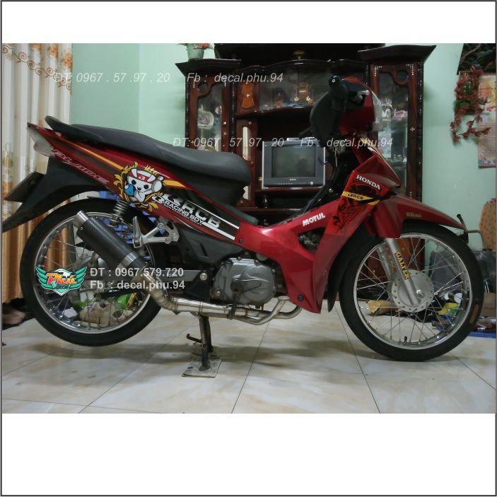 Tem Rời Blade Đỏ đen Racingboy (V)