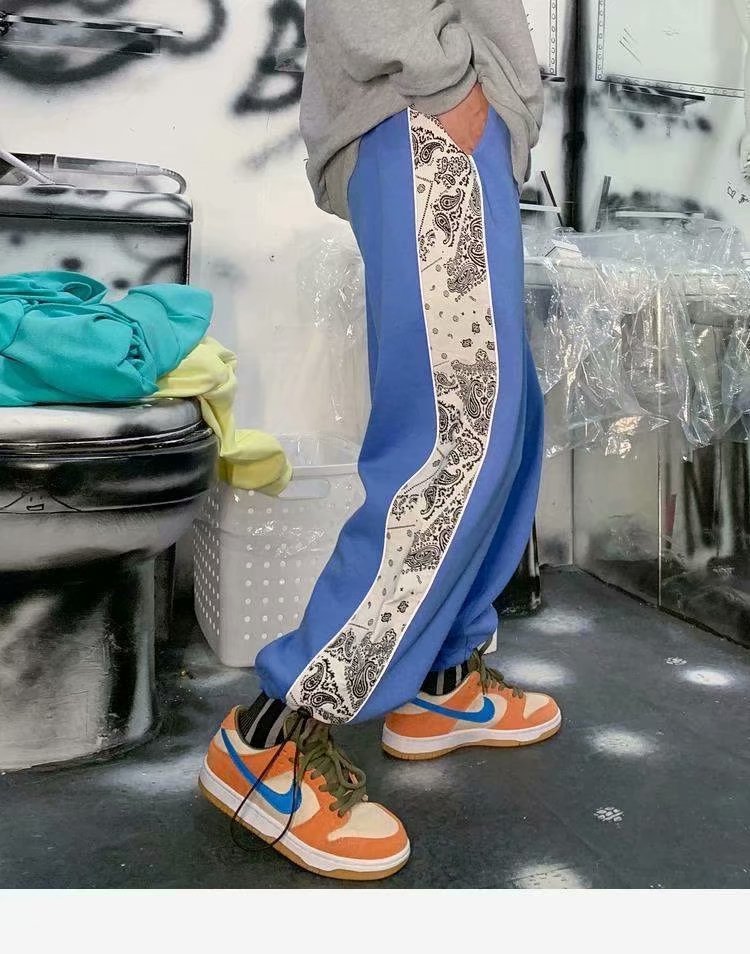 Quần Dài Hip Hop Phản Quang Phong Cách Hàn Quốc M-5XL Cho Nam