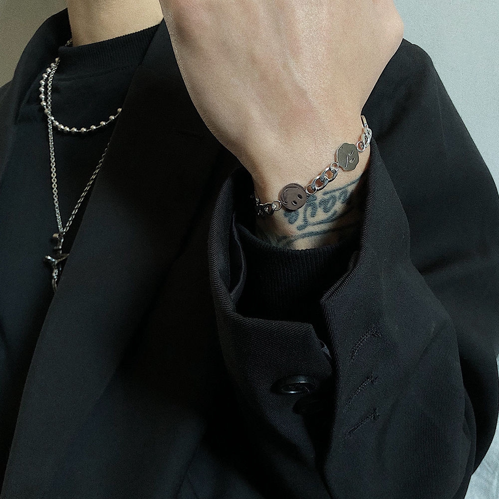 Vòng Tay Mặt Biểu Tượng Cảm Xúc 22158 Phong Cách Hàn Quốc