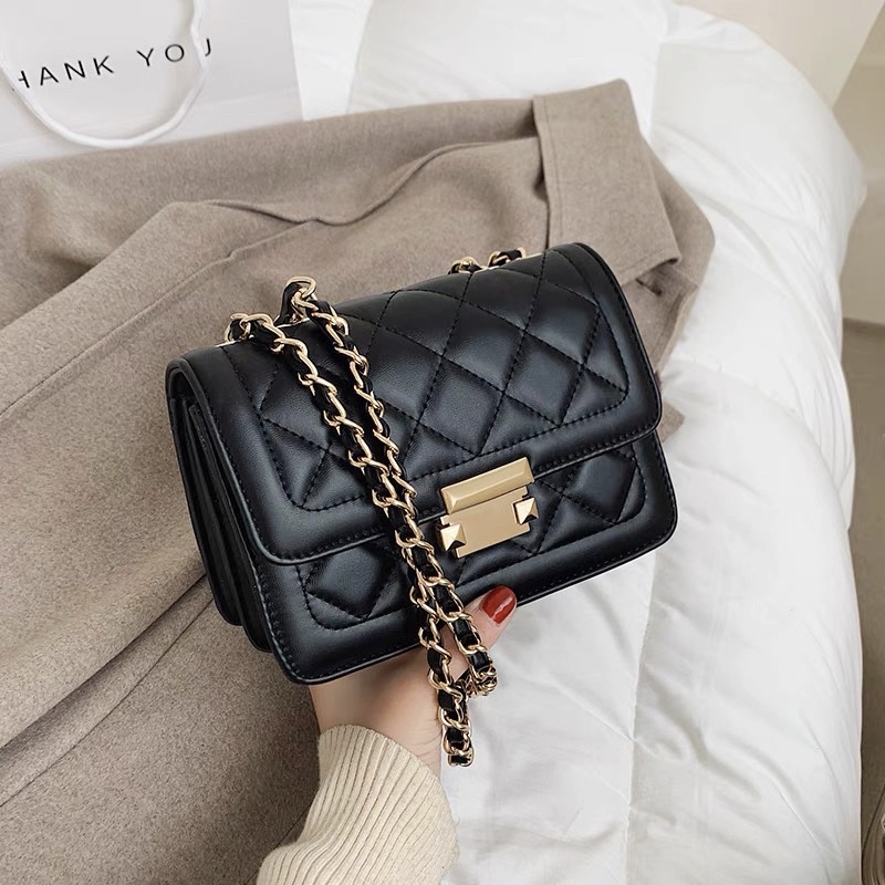 Túi đeo chéo nữ hot trend hình hộp chữ nhật Trendy Rio