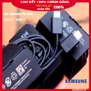 [CHÍNH HÃNG BẢO HÀNH 12 THÁNG]Dây Cáp Sạc Nhanh Type C To C  Điện Thoại SAMSUNG GALAXY NOTE 10 NOTE 10 PLUS Android