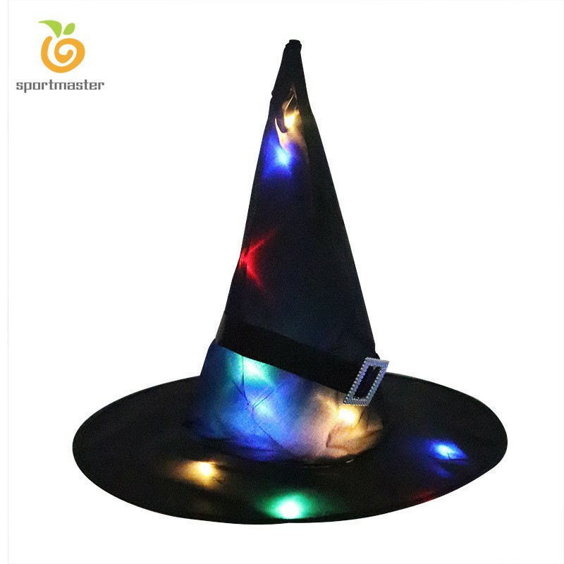 PVN18271 Mũ Phù Thủy Có Đèn Led Phát Sáng Halloween T2 Giá Rẻ
