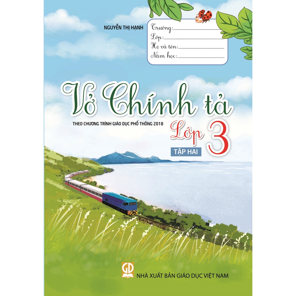 Sách - Vở chính tả lớp 3 tập 1+2 (HEID)