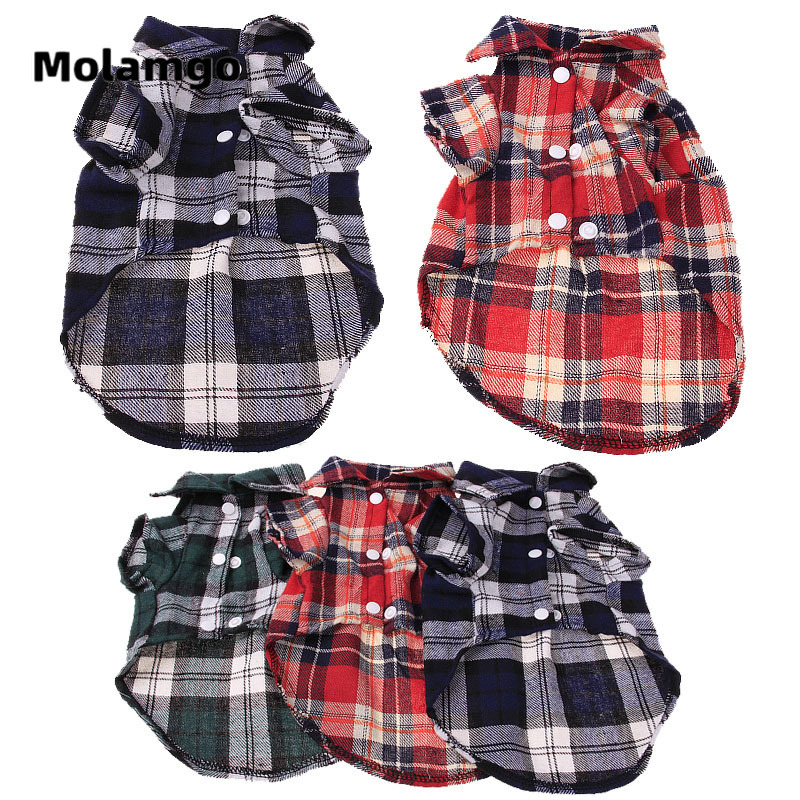 Áo Sơ Mi Kẻ Sọc Ca Rô Thời Trang Dành Cho Thú Cưng