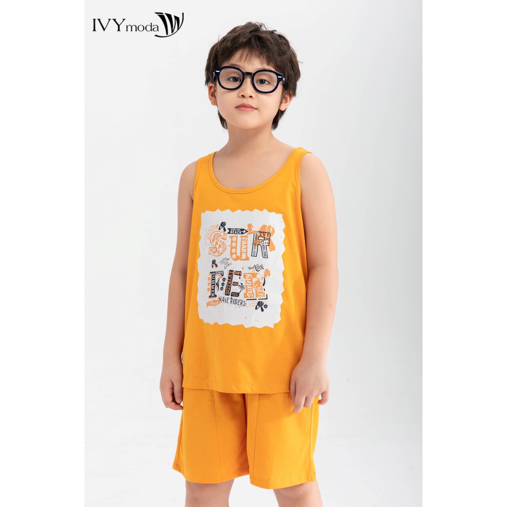 Áo thun (kèm quần) kid boy IVY moda MS 56K1223