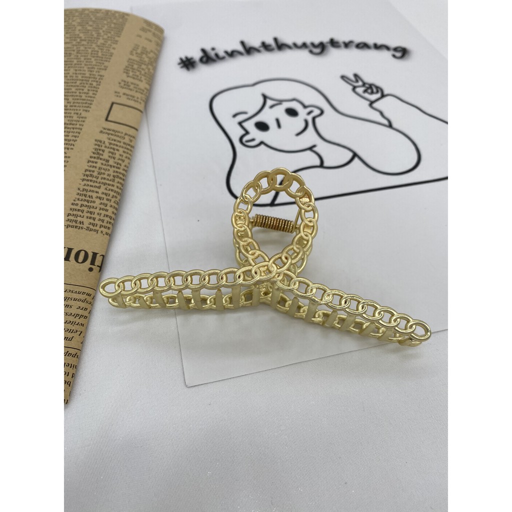 Kẹp Tóc Cỡ Lớn❤️𝙁𝙍𝙀𝙀𝙎𝙃𝙄𝙋❤️Kẹp Càng Cua Sang Chảnh Phong Cách Hàn Quốc
