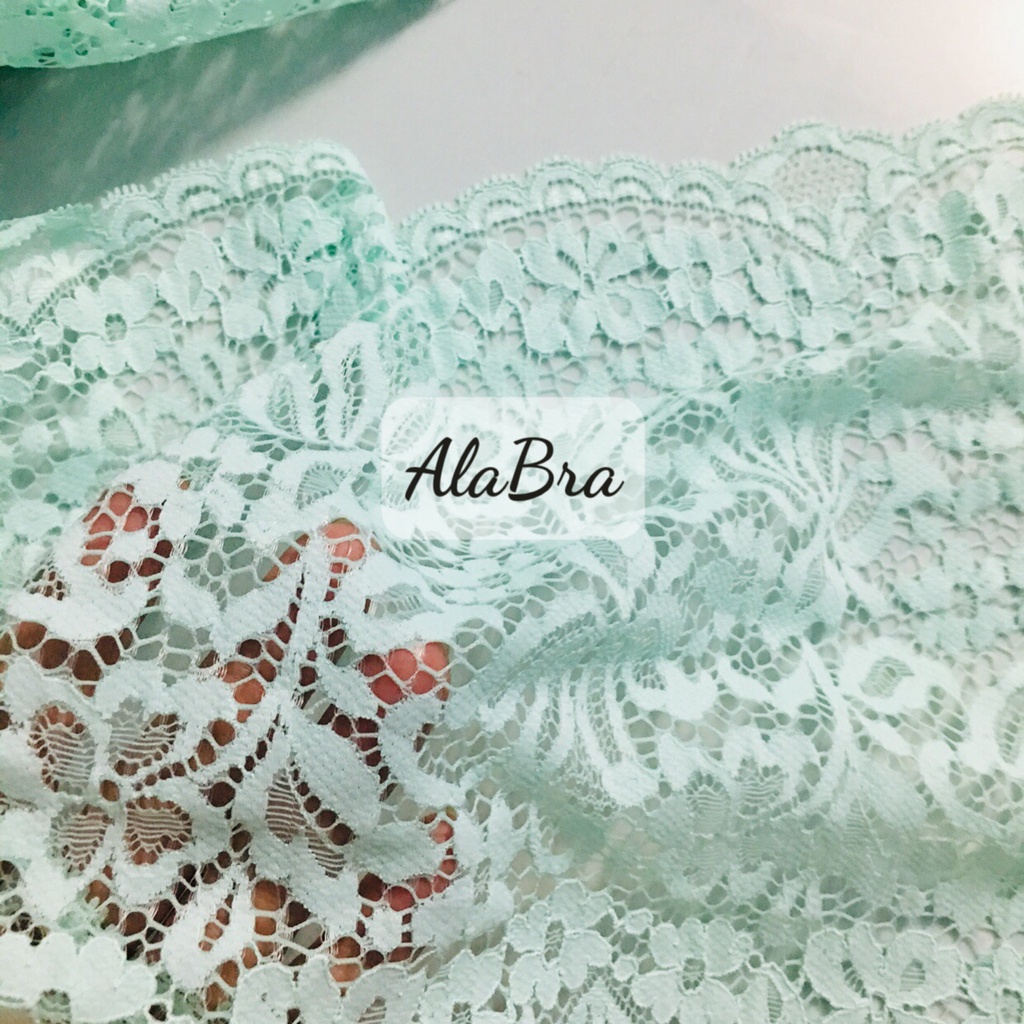 Bộ đồ lót nữ vải ren ALA BRALETTE xanh nhạt quần đùi sexy hàng thiết kế