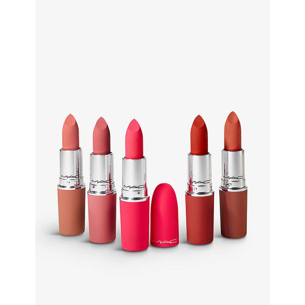 Set 5 Son MAC Showstopper Powder Kiss Lipstick Set | BigBuy360 - bigbuy360.vn