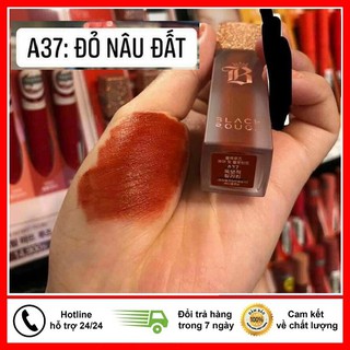Son Black Rouge Ver 7 A37 Màu Đỏ Nâu Đất  Hàng Da Công Việt Nam