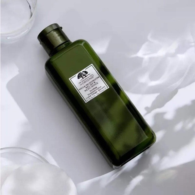 Lotion Nấm ORIGINS MEGA-MUSHROOM RELIEF &amp; RESILIENCE SMOOTHING TREATMENT 200ml - Toner Nấm Origins