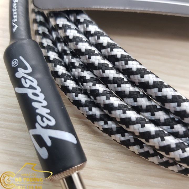 Dây Jack cắm đàn Guitar Fender loại 3m