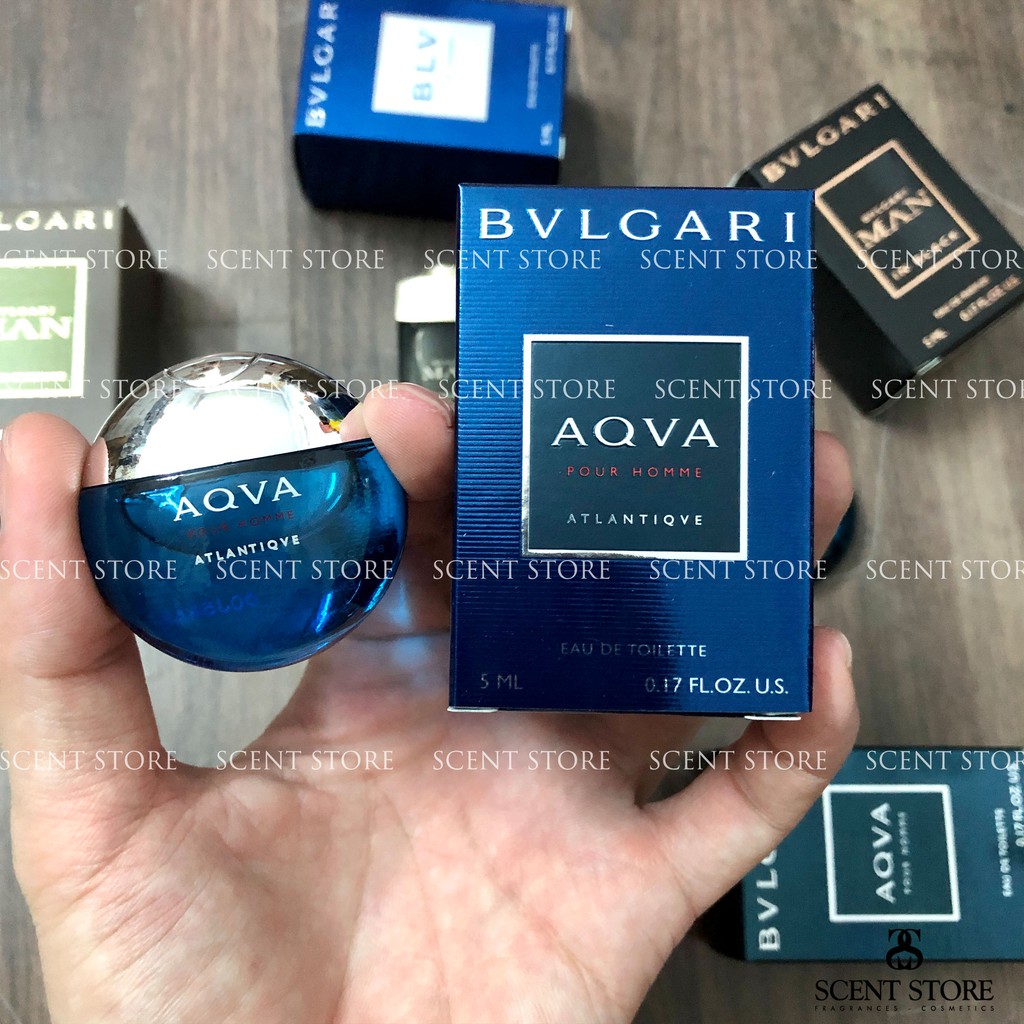 Scentstorevn - Mini chính hãng nước hoa BVLGari Aqva pour homme, Aqva Atlantiqve, Man in Black [5ml] | BigBuy360 - bigbuy360.vn