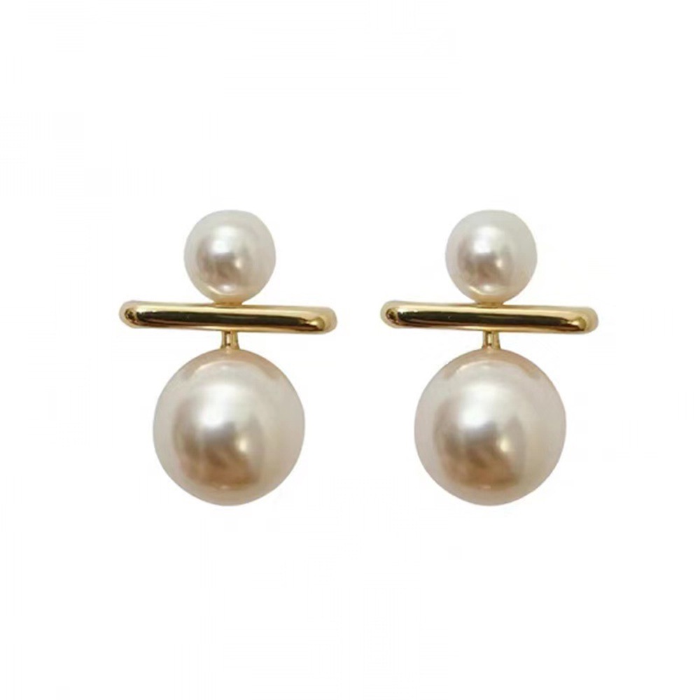 Bông Tai Mạ Bạc 925 Đính Ngọc Trai Phong Cách Thanh Lịch Thời Trang Cho Nữ