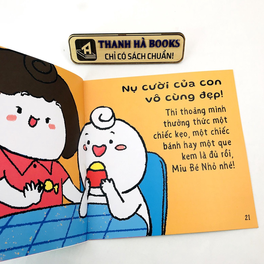 Sách - Ehon Kĩ Năng Sống - Miu Bé Nhỏ Phần 2 - Đừng Biếng Ăn Nhé! (Lẻ tùy chọn) Dành cho trẻ từ 3-6 tuổi