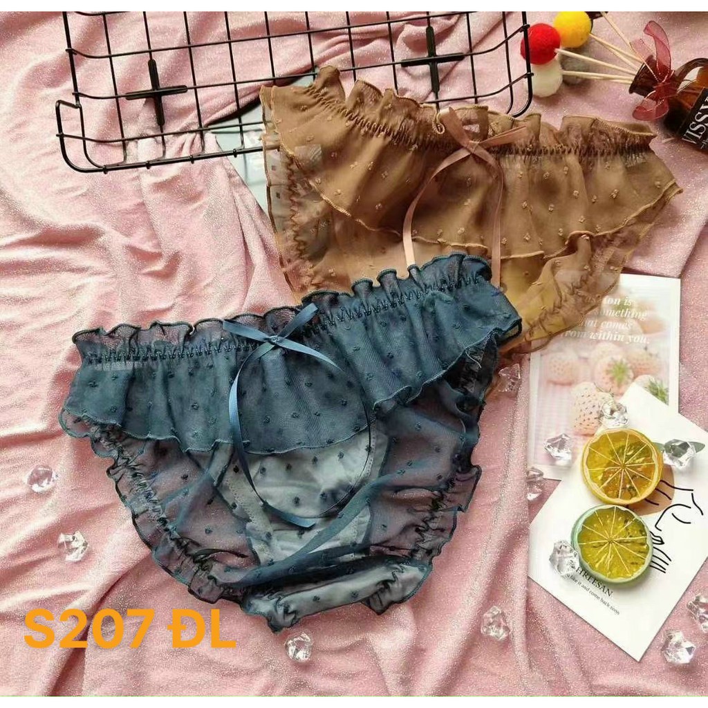 Quần Lót Voan chấm bi công chúa Cao Cấp S207 - Mbra94