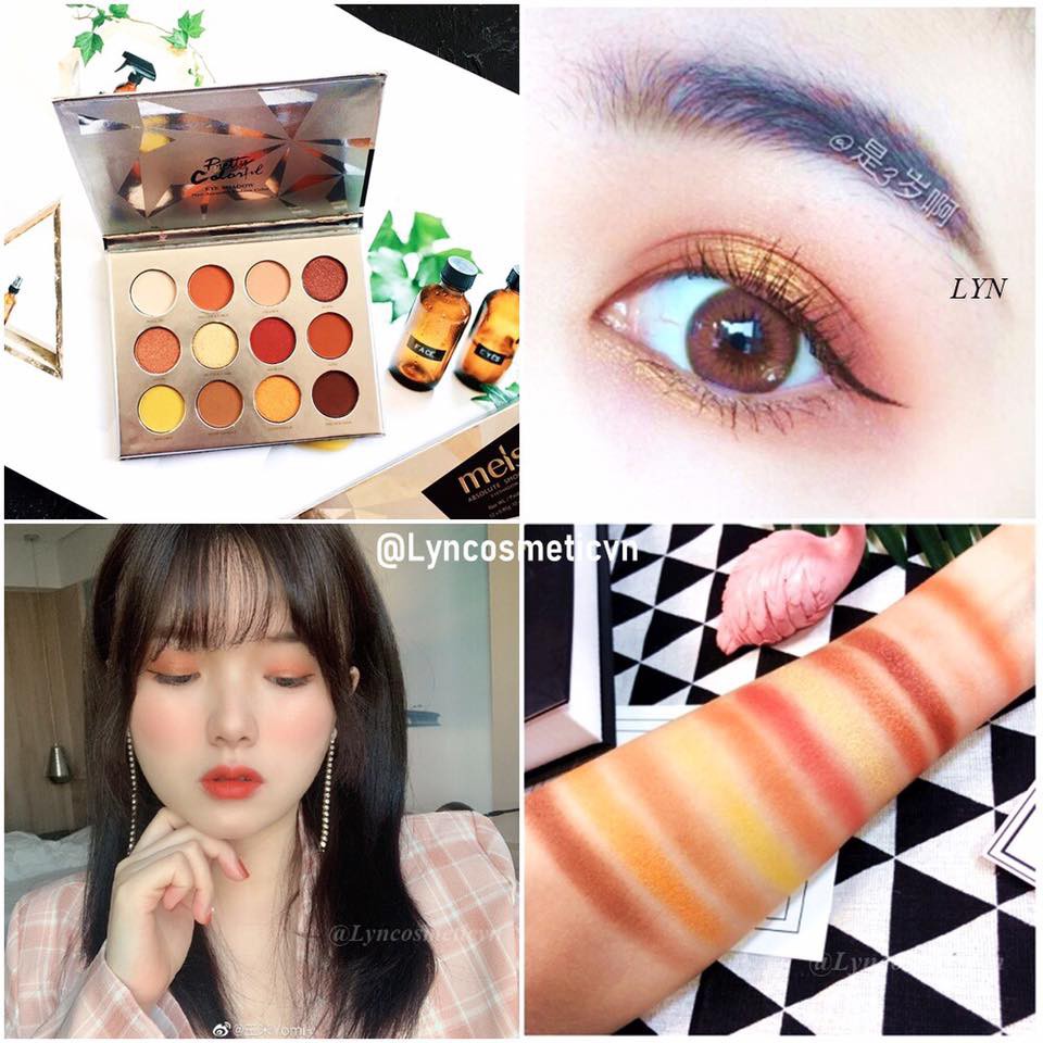 (Tặng cọ) Bảng mắt Meis pretty colorfulNovo--------------------------------------- Cinderella Crystal Eyeshadow Dics