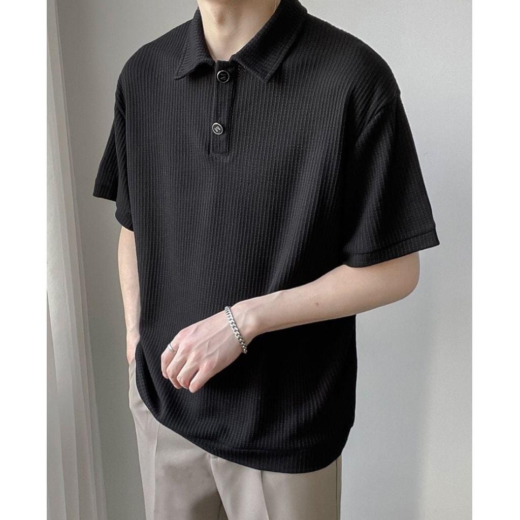 Áo Polo Nam Mavota áo thun polo from rộng áo polo cổ bẻ unisex thời trang cao cấp Hàn Quốc chất thun tổ ong AT311