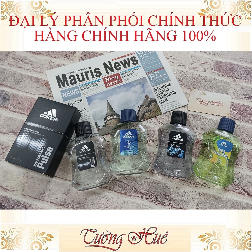 Nước Hoa Nam Adidas EDT Nhiều Mùi - 100ml