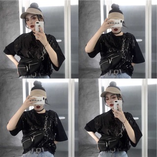 Order - áo thun lấp lánh Ulzzang AO0051
