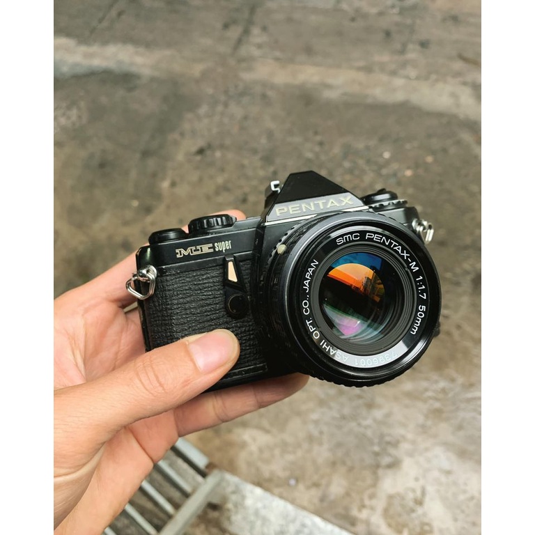 Máy phim Pentax ME/ME Super kèm lens