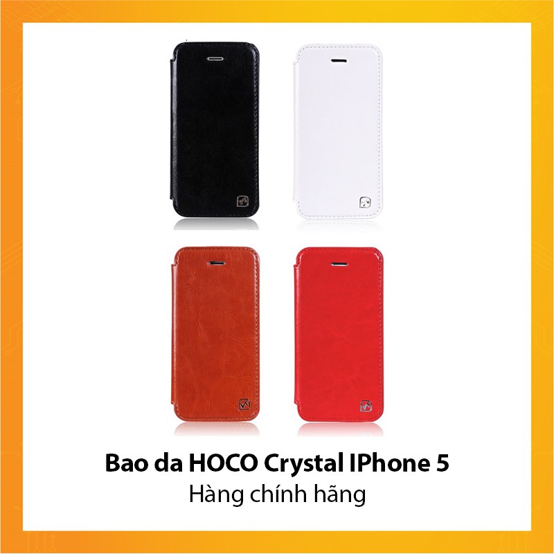 Bao da HOCO Crystal IPhone 5 - Hàng chính hãng
