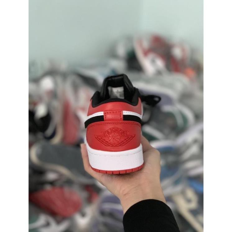 Giày Jordan 1 Low Black Toe, giày jordan đỏ đen thấp cổ | BigBuy360 - bigbuy360.vn