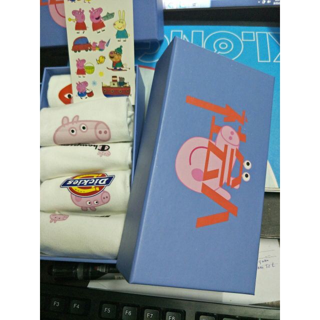 [ SALE TƯNG BỪNG]  Hộp 5 đôi tất pegpa cho bé.