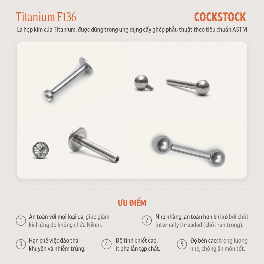 Tổng hợp khuyên Titan CockStockkk