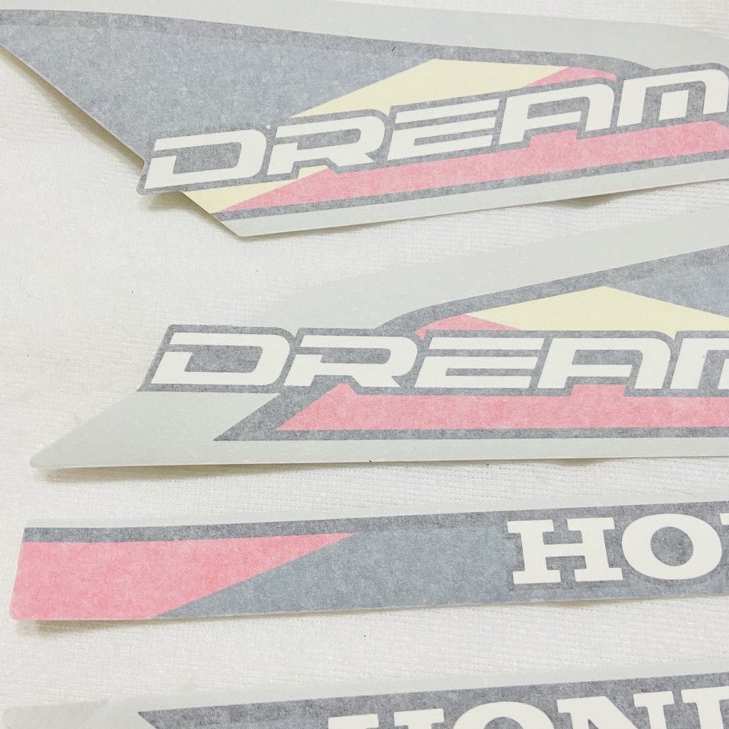 TEM RỜI DÁN FULL XE HONDA DREAM II ĐỜI ĐẦU 3 LỚP CAO CẤP - MÀU HỒNG