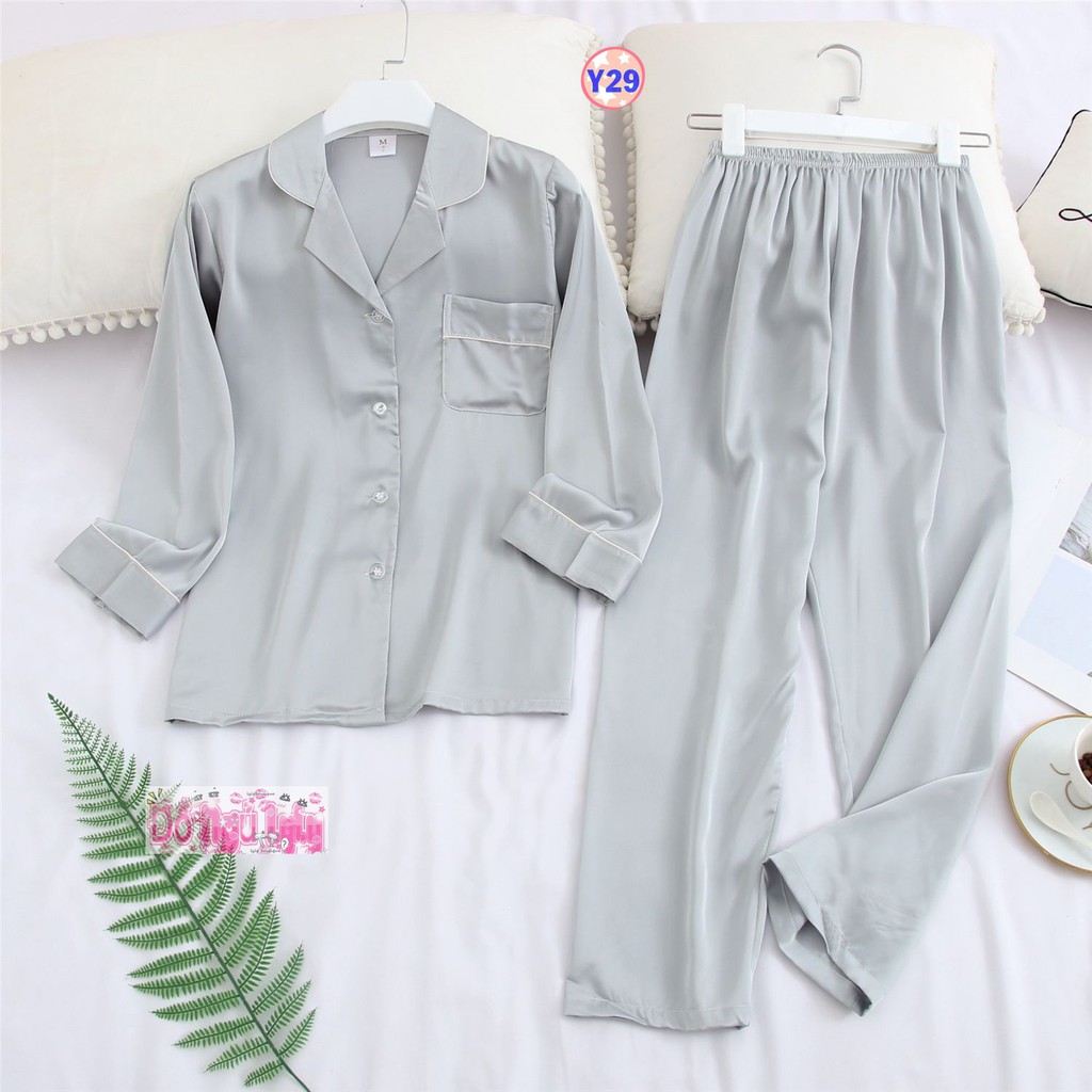 Pijama Lụa Dài Tay Cao Cấp Y29