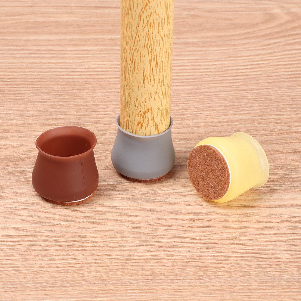 Bộ 4 Miếng Bọc Chân Bàn Ghế Chống Trượt Chống Mòn Chống Mòn Tiện Dụng Bảo Vệ Chân Bàn