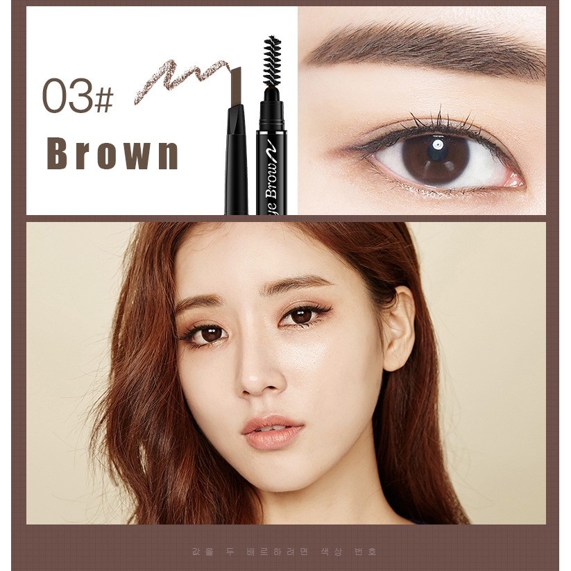 Bút chì kẻ lông mày hai đầu lâu trôi không thấm nước LAMEILA | BigBuy360 - bigbuy360.vn
