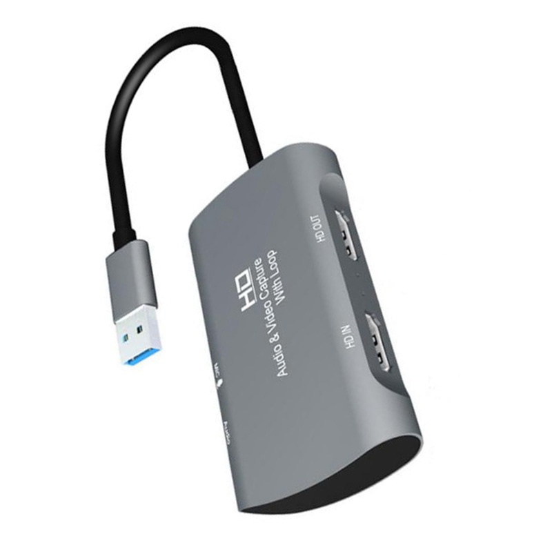Video Capture Card 4K 1080P 30Fps Full HD USB to HDMI Video/Audio Capture Recorder Device Game Capture Box for PC Mac OS | BigBuy360 - bigbuy360.vn