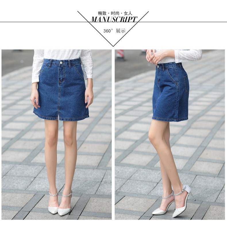 Chân váy jean dáng đẹp | BigBuy360 - bigbuy360.vn