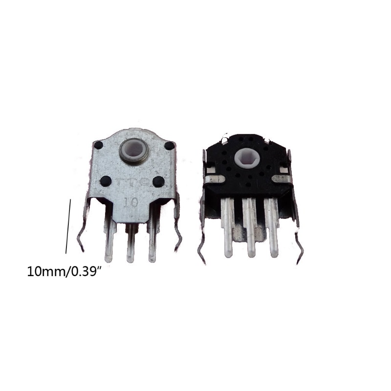 Set 2 Bộ Giải Mã Chuột Màu Trắng 10mm 24 Triệu Life Cho Bánh Xe G102 G304 KANA V2