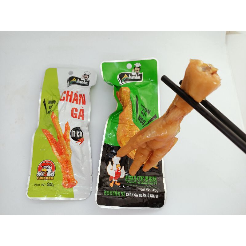 Chân gà cay ướp xì dầu thơm ngon 32gr Ashian | BigBuy360 - bigbuy360.vn