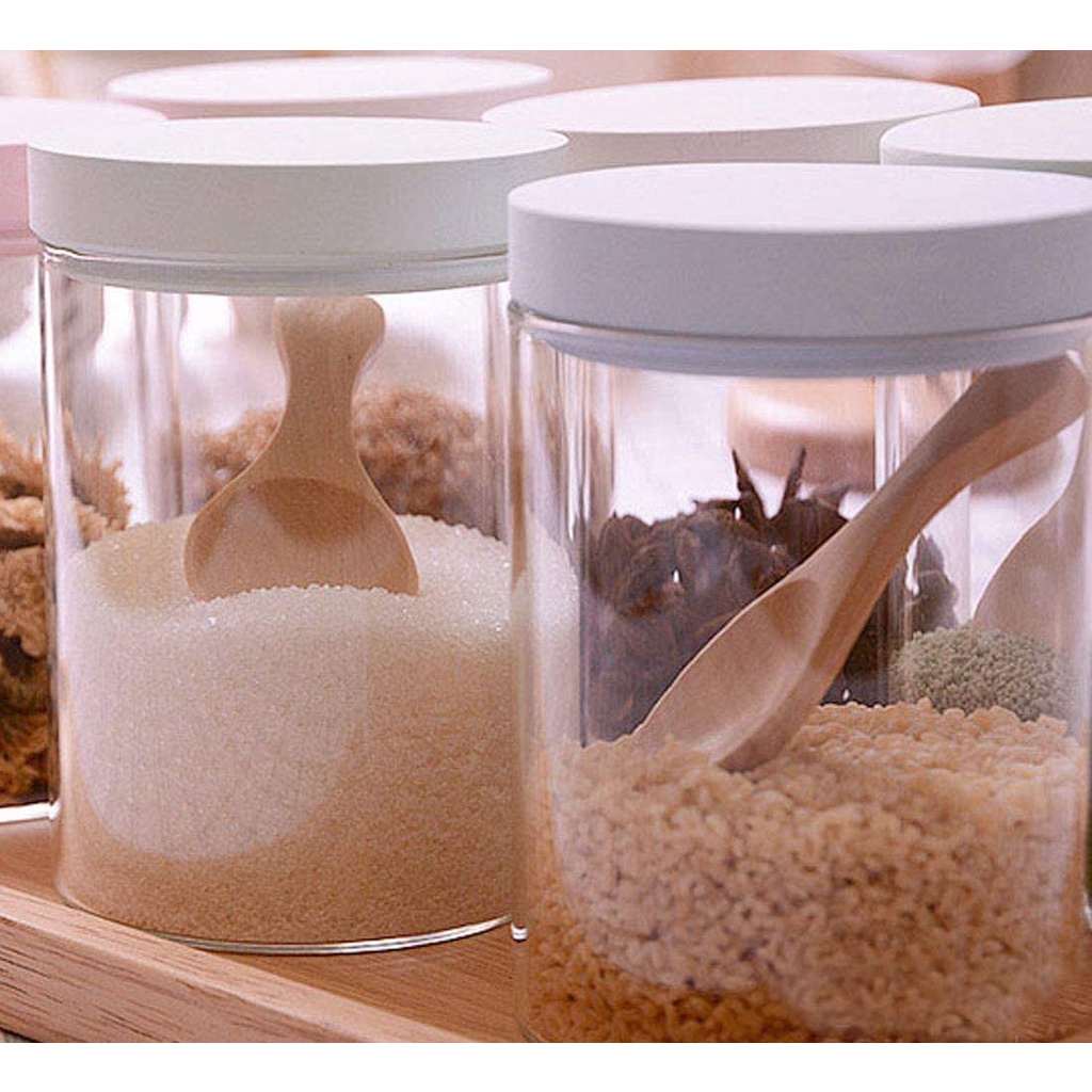 Muỗng gỗ tự nhiên mini múc trà/muối tiện dụng cho nhà bếp