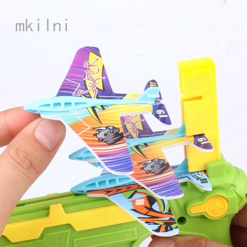 Máy Bay Đồ Chơi Ném Bong Bóng Với 6 Cánh Quạt Nhỏ Vui Nhộn Cho Trẻ Em