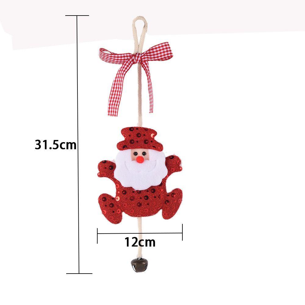 Phụ Kiện Trang Trí Giáng Sinh Hình Ông Già Noel Bằng Vải Màu Sắc Tươi Sáng