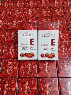 Vitamin E đỏ 400mg  mirrolla Nga