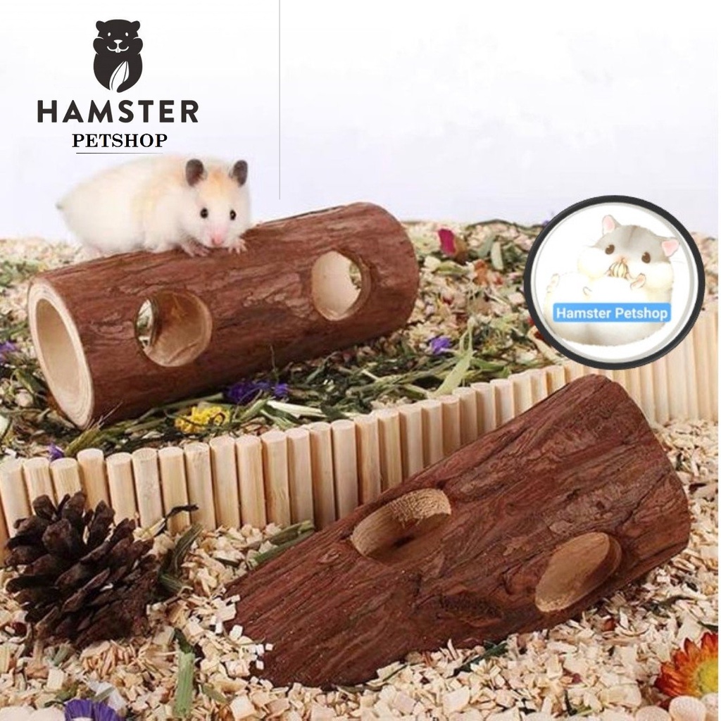 Ống chui cho Hamster bằng Gỗ Thông