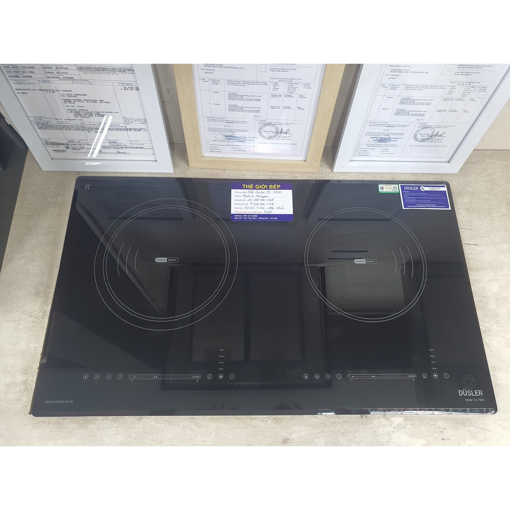Bếp từ đôi Dusler DL7800  - NK malaysia - BH 3 năm
