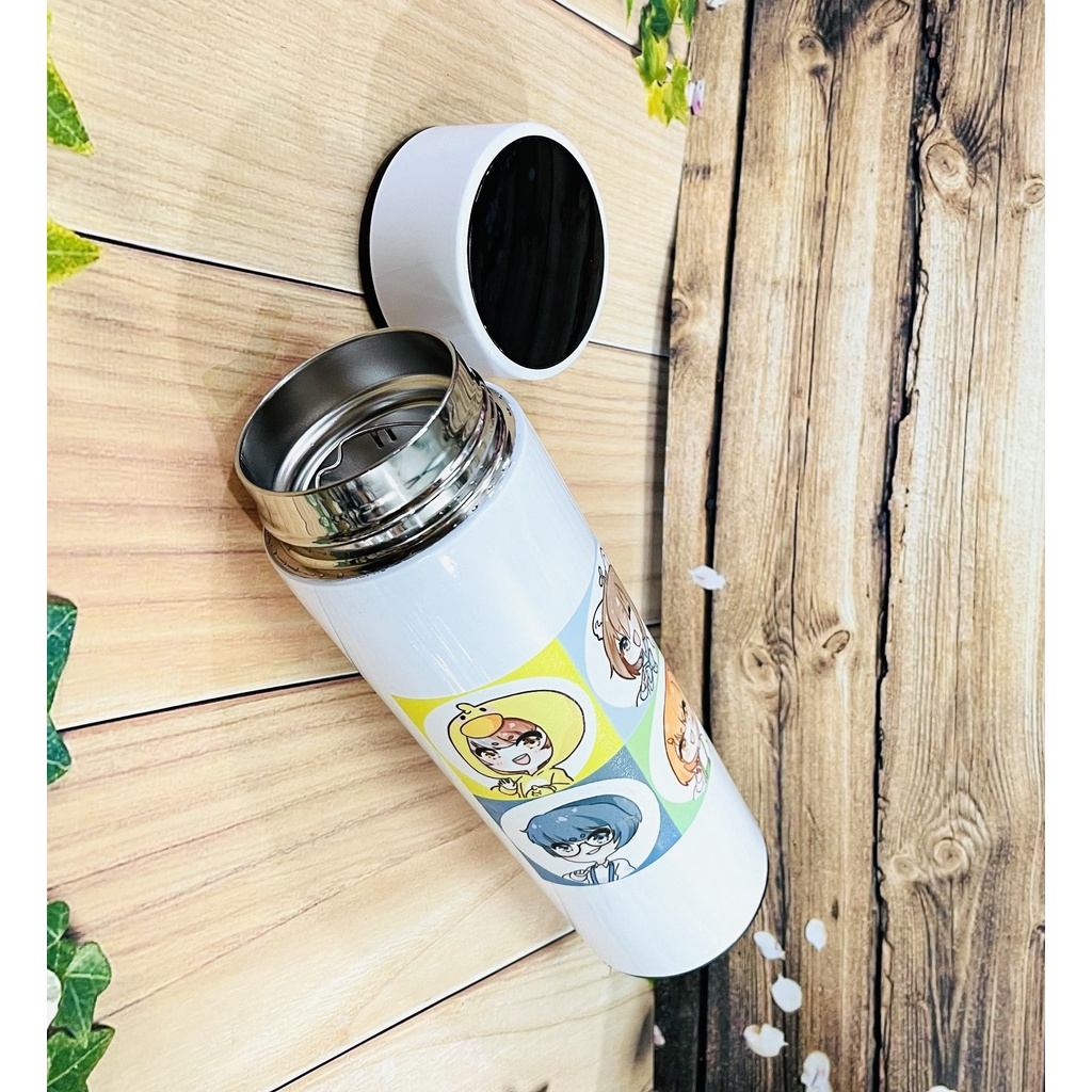 Bình giữ nhiệt inox cao cấp in theo yêu cầu